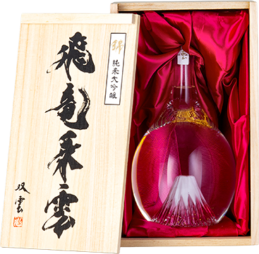ひりゅうじょううん　金箔入り富士山ボトル
